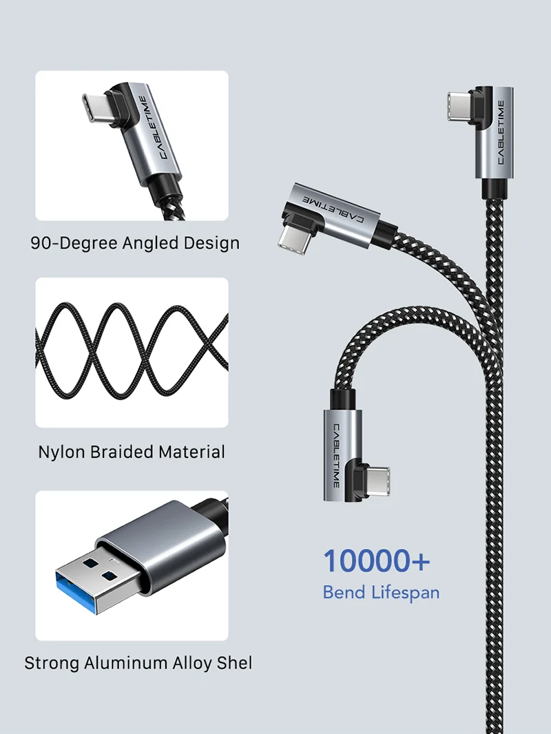 USB 3.0 Data Link Cable for Oculus Quest 2 VR Alternative