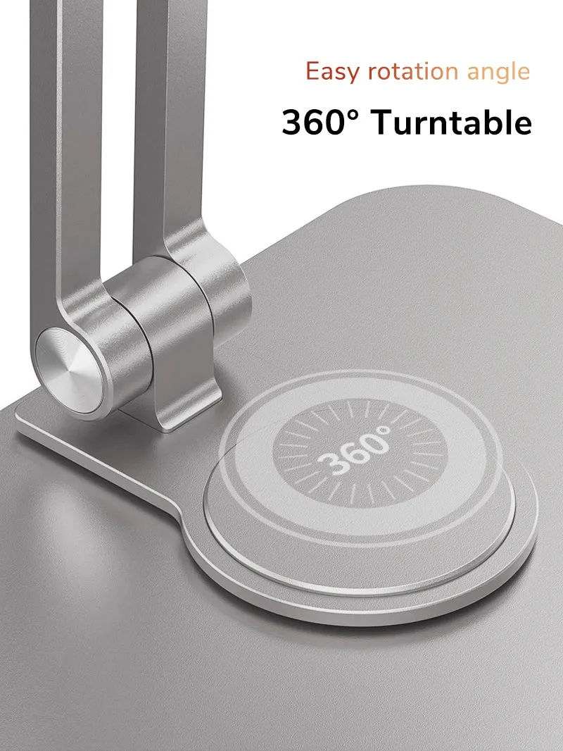 Aluminum Adjustable 360 Degree Rotating Tablet Stand Holder for iPad Pro Air Desktop