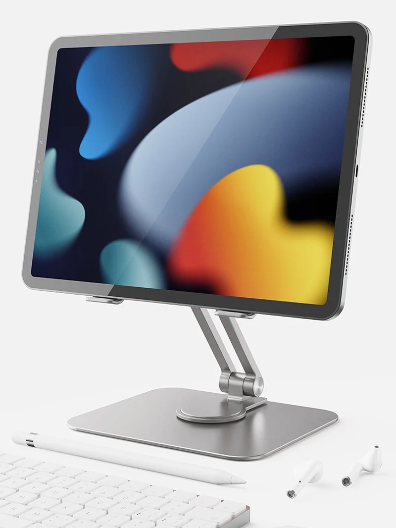 Aluminum Adjustable 360 Degree Rotating Tablet Stand Holder for iPad Pro Air Desktop