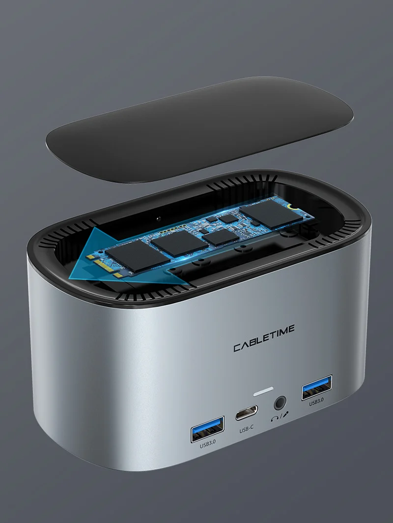 13 In 1 Triple Monitor USB C Docking Station with Power Delivery