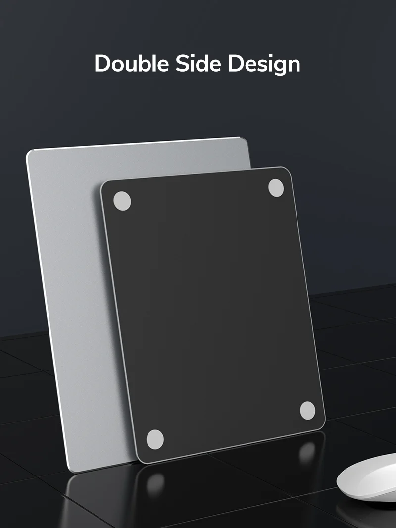 Metal Aluminum Mouse Pad for Gaming Office