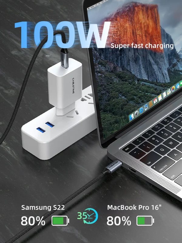 USB 3.2 Gen 2 Type C To USB Type C Cable 5m
