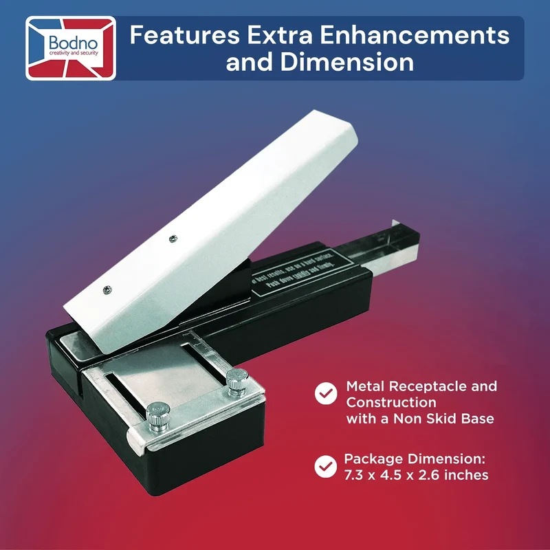 HD Table Top Badge Slot Punch for ID Cards - Works with All PVC Cards and ID Card Printers (Punches one Card at a time)