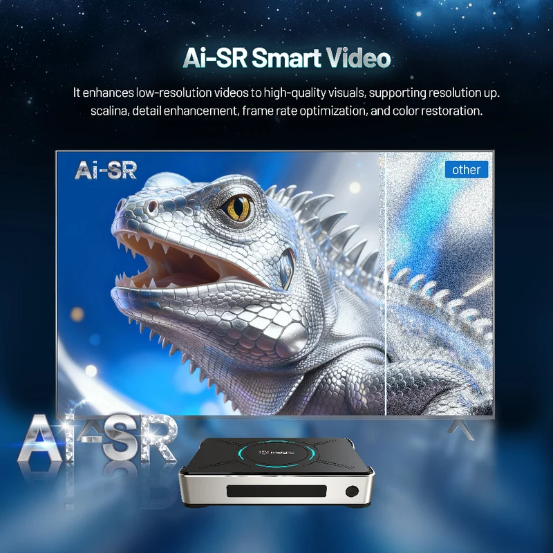 Amlogic S905X5 Android TV Box 4K Media Player
