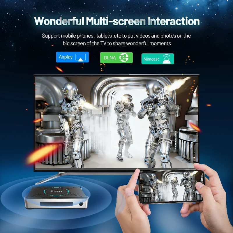 Amlogic S905X5 Android TV Box 4K Media Player