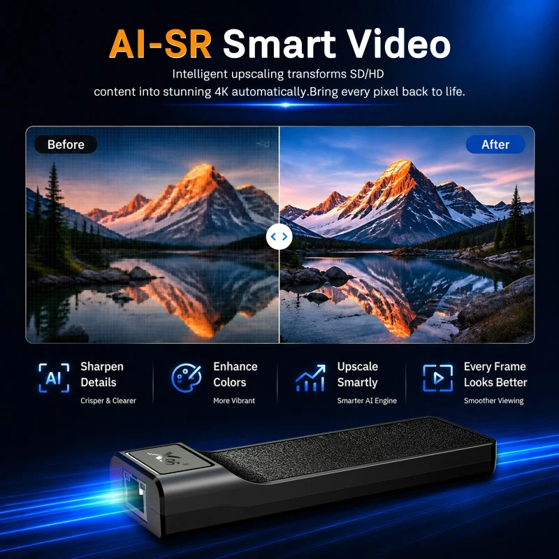 Digital Signage Android TV Stick mit Ethernet-Anschluss