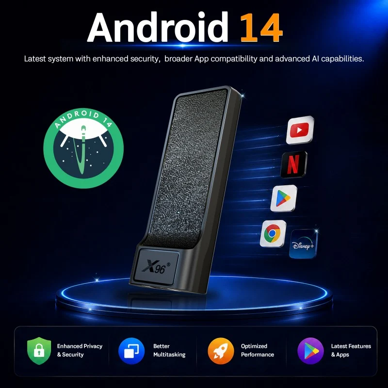 Digital Signage Android TV Stick mit Ethernet-Anschluss