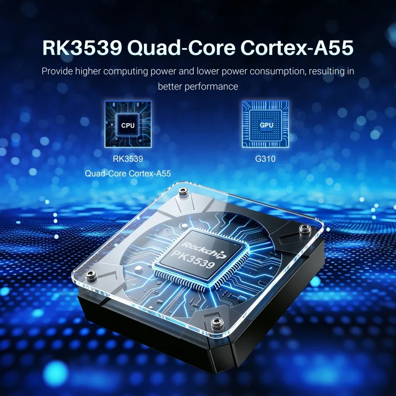 Rockchip RK3539 X96Q 4K AV1 Mediaplayer mit Sprachassistent, Android 14 und YouTube-Zertifizierung