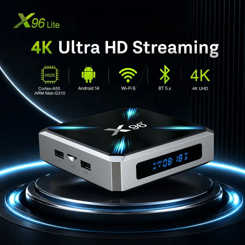 Die neue 4K-Heimkino-Box Allwinner H626: Android TV 14 | Wi-Fi 6 | AV1 | HDMI 2.1 (TMDS) | CEC | USB 3.1 / USB 2.0 | 1000M Ethernet