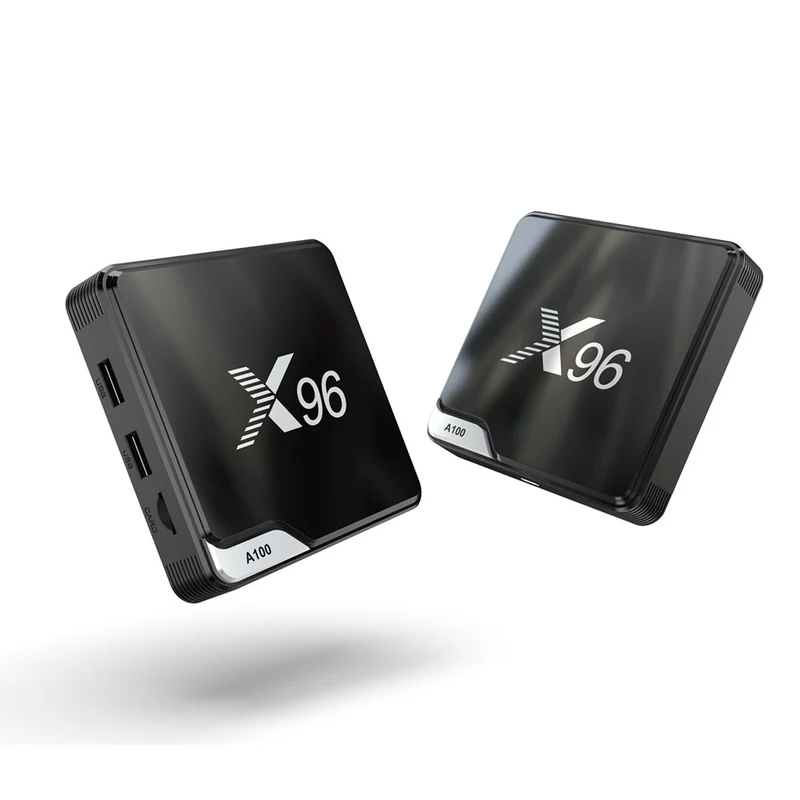 X96 A100 Amlogic S905A Android 14 Set-Top-TV-Box 4 GB/32 GB 2.4 GHz & 5 GHz WLAN 4K