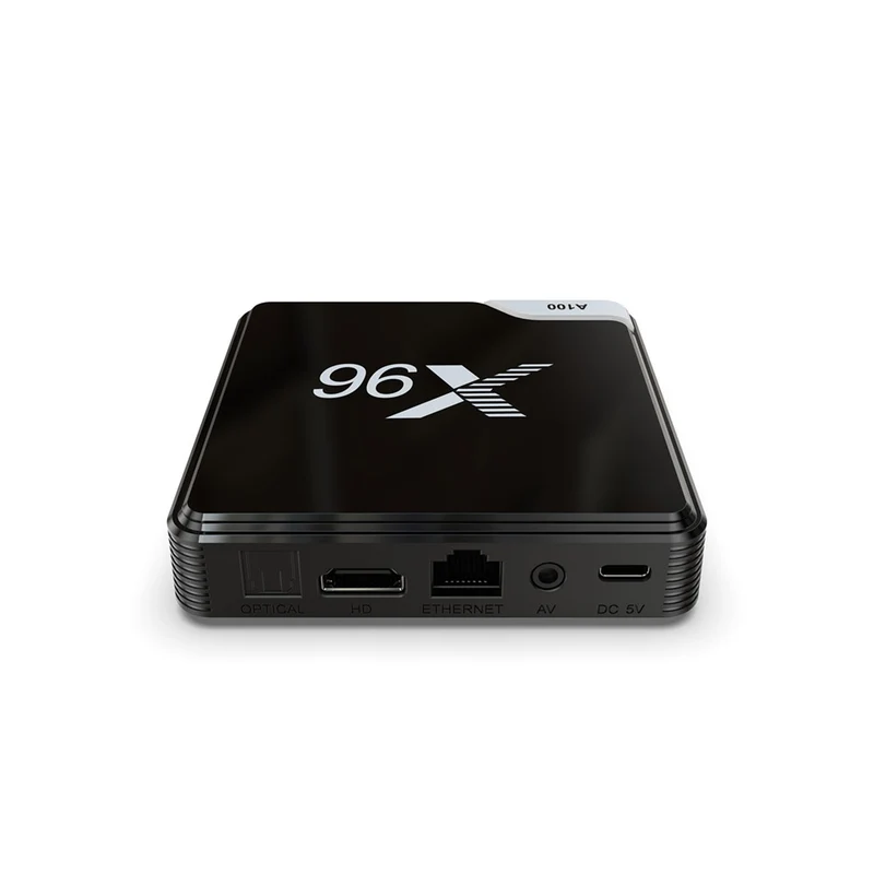 X96 A100 Amlogic S905A Android 14 Set-Top-TV-Box 4 GB/32 GB 2.4 GHz & 5 GHz WLAN 4K