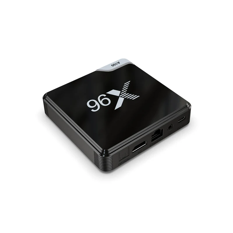 X96 A100 Amlogic S905A Android 14 Set-Top-TV-Box 4 GB/32 GB 2.4 GHz & 5 GHz WLAN 4K