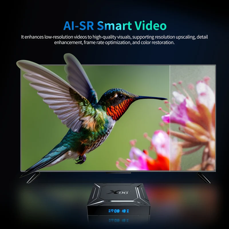 Amlogic S905A X96 M200 Android 14 TV-Box