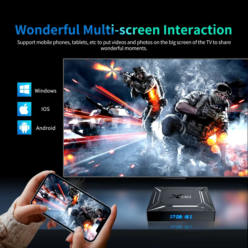 Amlogic S905A X96 M200 Android 14 TV-Box