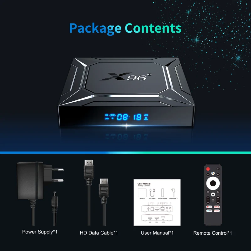 Amlogic S905A X96 M200 Android 14 TV-Box