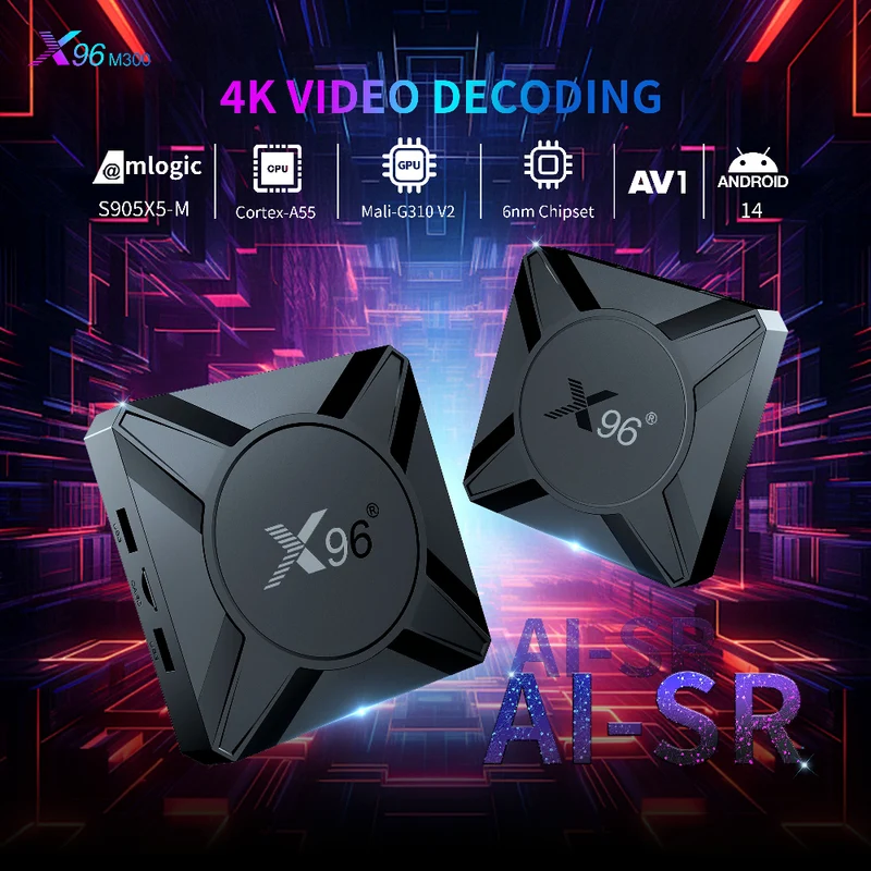X96 M300 Amlogic S905A Android TV Box