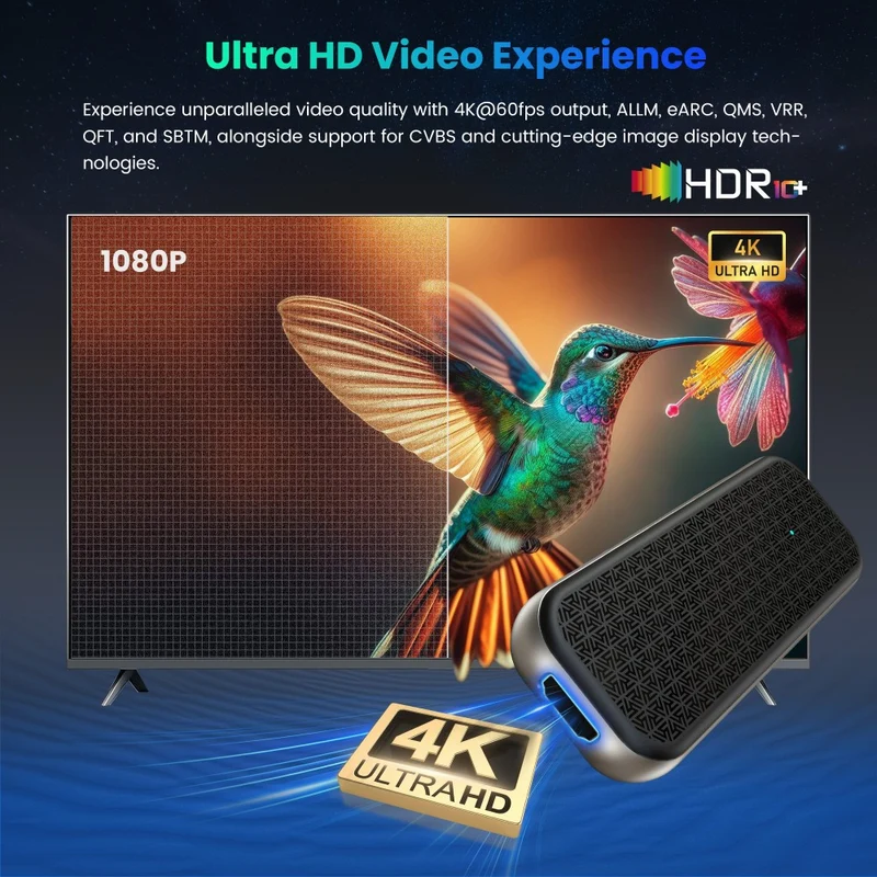 Amlogic S905X5M Android TV Box IR Bluetooth Fernbedienung