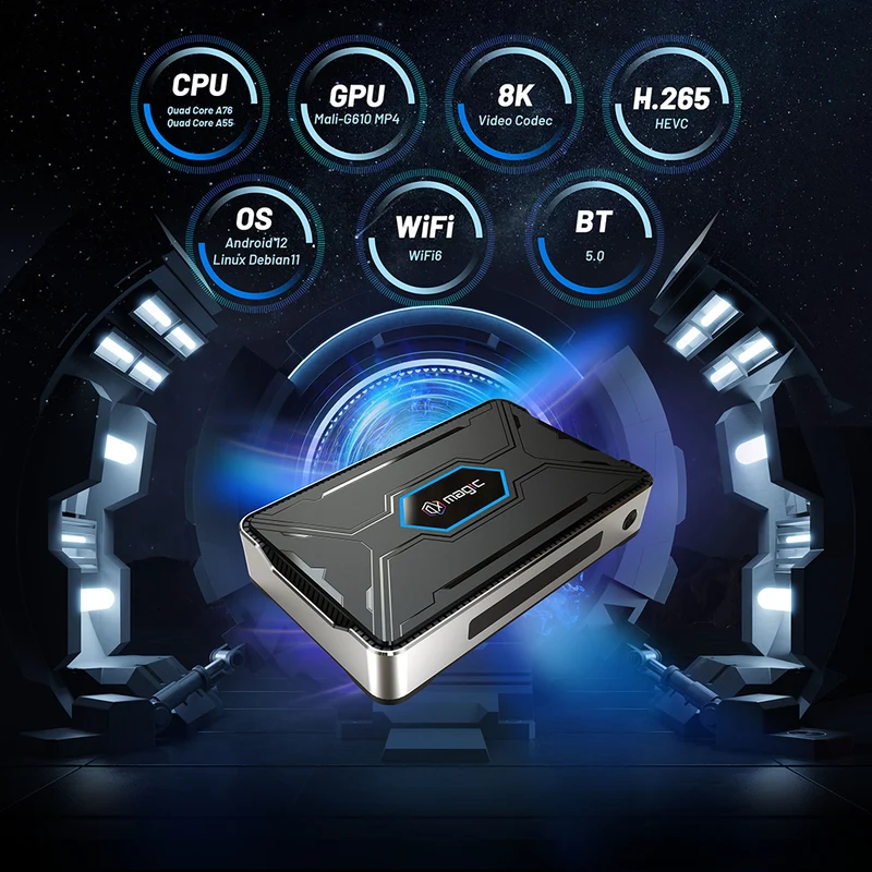 RK3588 Android TV Box mit zwei HDMI-Ausgängen