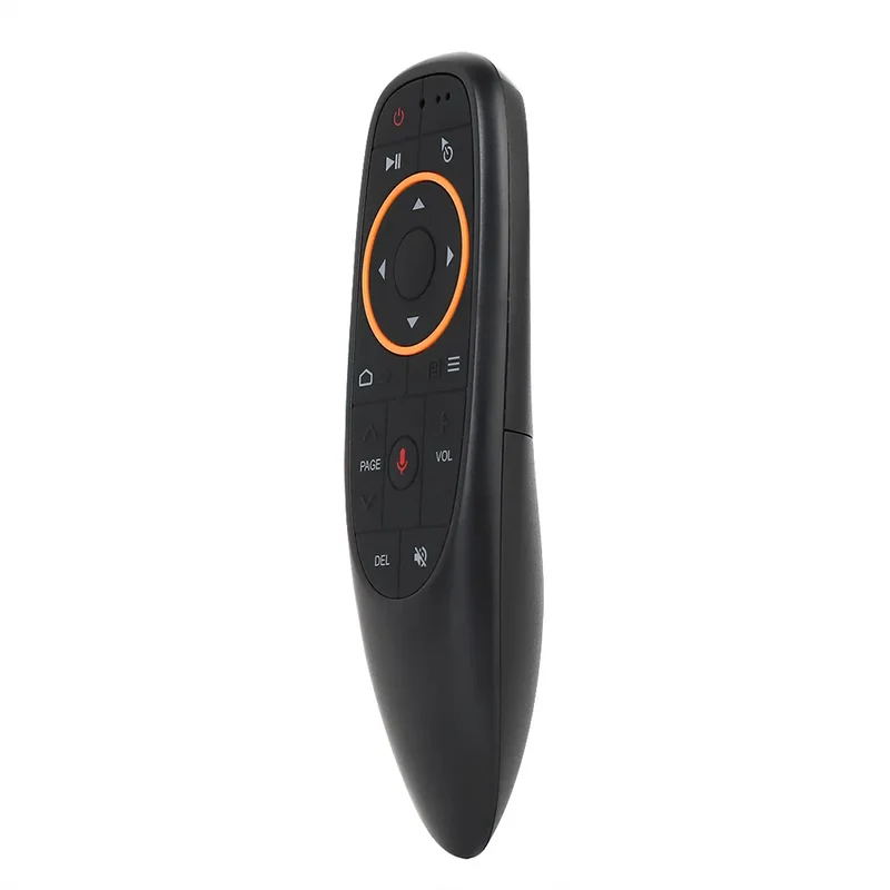 G10 2.4-GHz-Funkfernbedienung mit Bewegungssensor, Google Assistant, Infrarot-Lernfunktion und intelligenter Sprachsteuerung für Fernseher