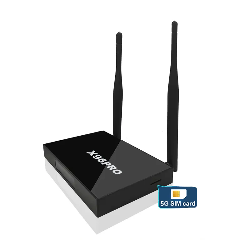 X96PRO 4G/5G-LTE SIM-Kartensteckplatz OTT-Box Digital Signage Player