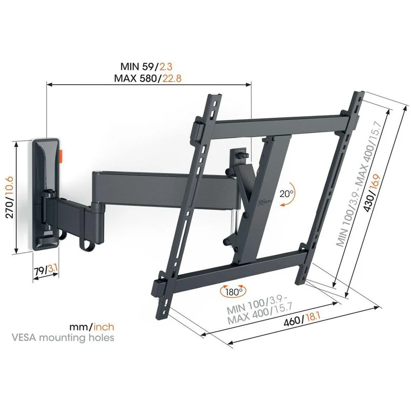 Vogel's TVM 3445 Full-Motion+