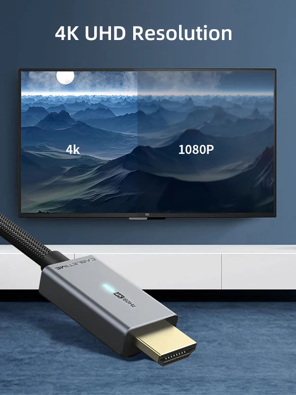 6ft DisplayPort To HDMI Male To Male Cable 4K 60Hz
