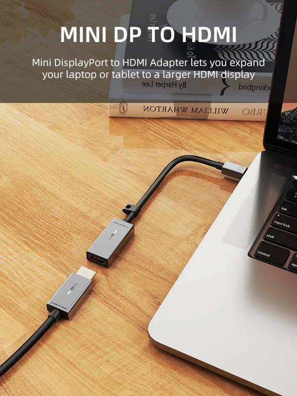 4K Mini DP DisplayPort to HDMI Adapter