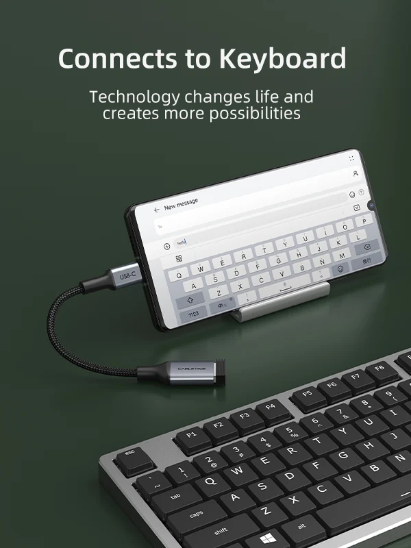 USB C Male To USB 3.0 Female Adapter Type C OTG Cable