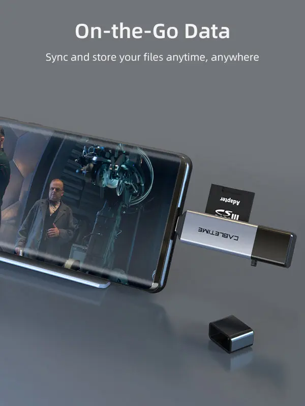 OTG USB C 3.0 Sd Tf Card Reader For Mac Phone
