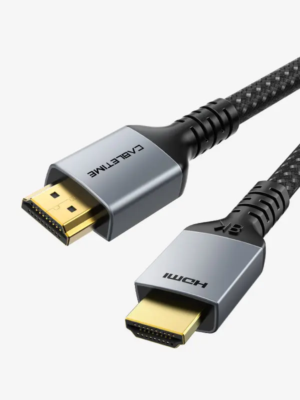 8K HDMI 2.1 cable 48Gbps Braided 10ft 25ft 50ft