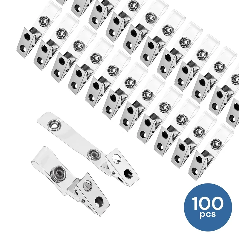 Bodno Badge Clips 100 Pack