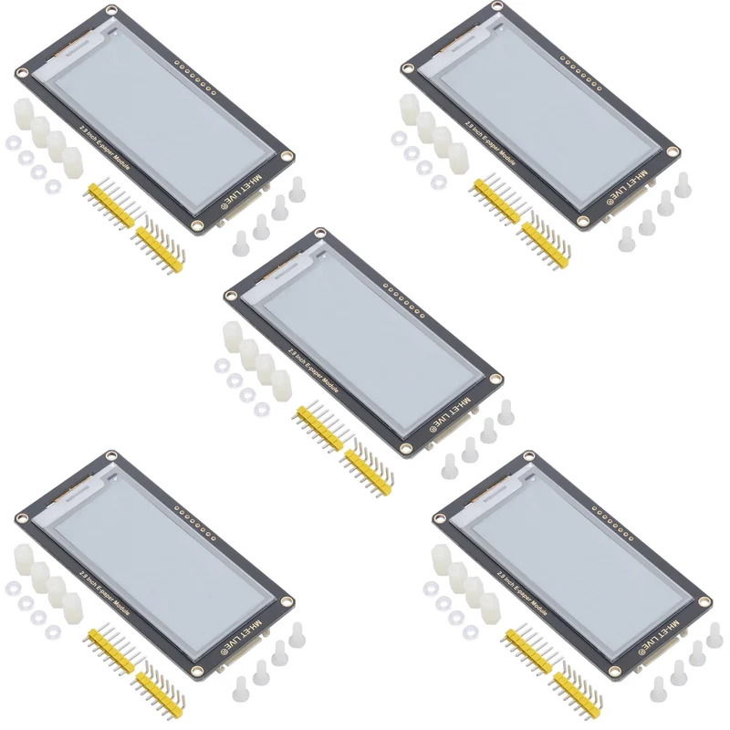 ePaper Display mit 2,9 Zoll e-Ink Display, Modul mit geringem Stromverbrauch, SPI Unterstützung und 3.3V/5V MCU Schnittstelle