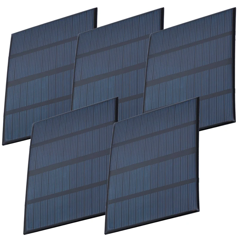 Solarpanel 5V 1,5W Wasserdichtes Polysilizium Mini Solar Modul zum Laden von Batterien und Geräten