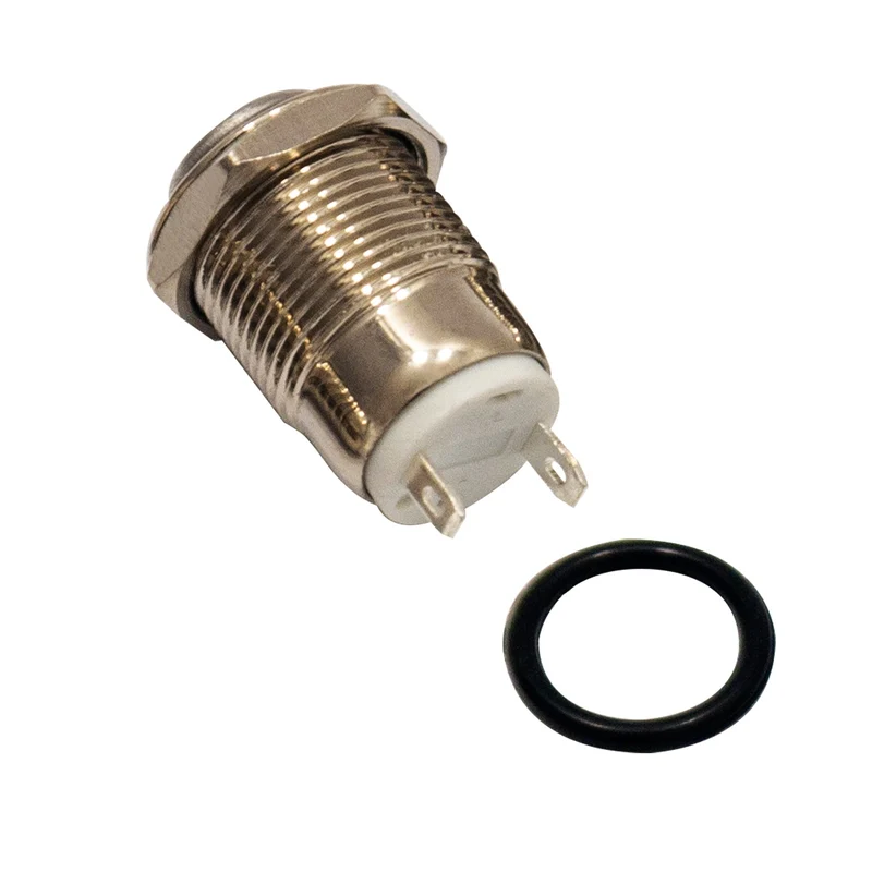 Drucktaster bis 36V, wasserdicht für Hupenknopfschalter, Türklingelschalter, Netzschalter, elektrische Geräte 12mm Durchmesser