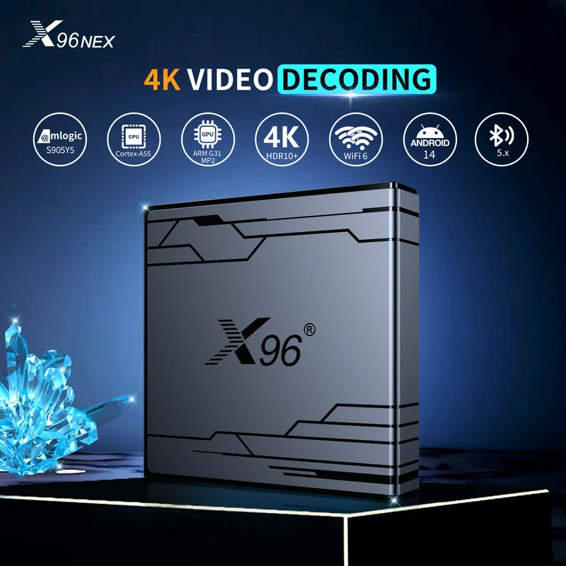 Amlogic S905Y5 TV-Box Quad-Core Digital Signage Player X96 NEX 4K Android 14 TV-Box Hersteller