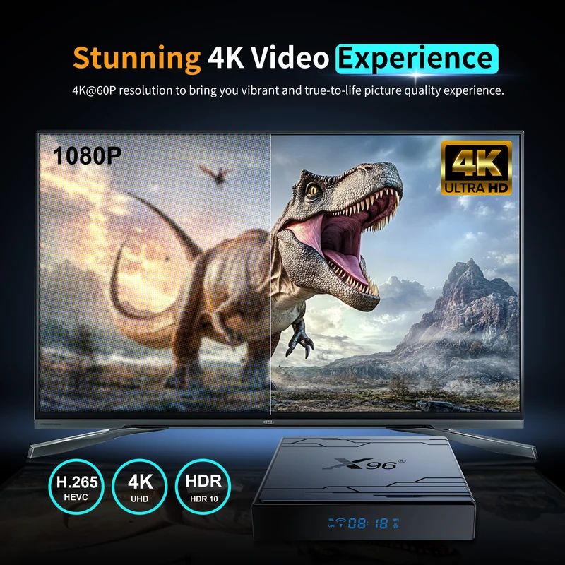 Amlogic S905Y5 TV-Box Quad-Core Digital Signage Player X96 NEX 4K Android 14 TV-Box Hersteller