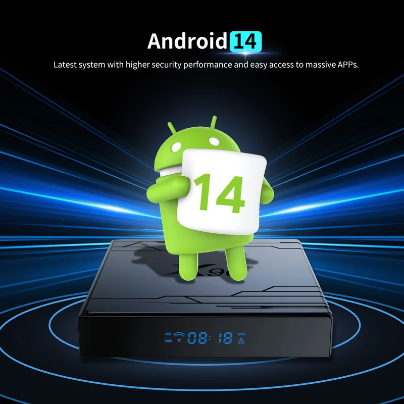 Amlogic S905Y5 TV-Box Quad-Core Digital Signage Player X96 NEX 4K Android 14 TV-Box Hersteller