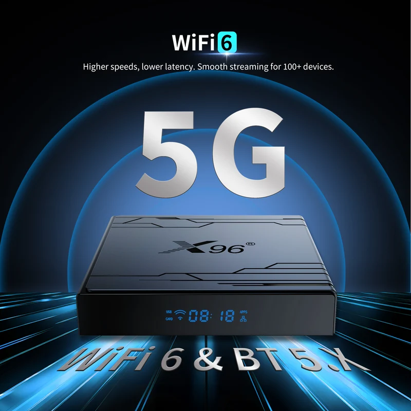 Amlogic S905Y5 TV-Box Quad-Core Digital Signage Player X96 NEX 4K Android 14 TV-Box Hersteller