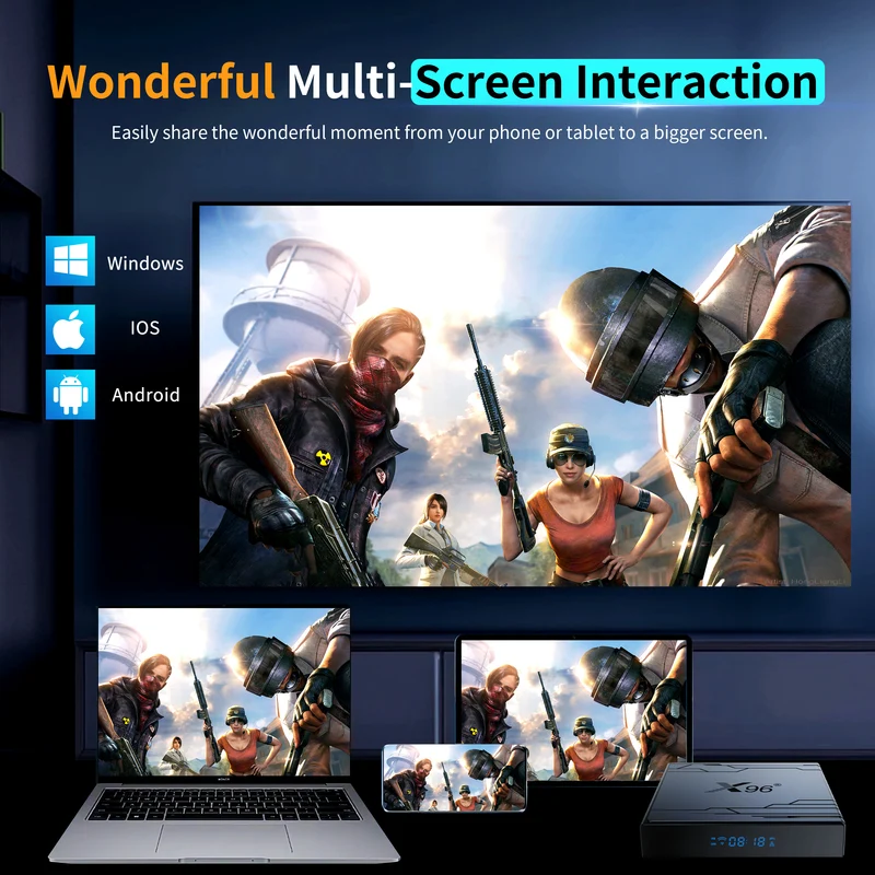 Amlogic S905Y5 TV-Box Quad-Core Digital Signage Player X96 NEX 4K Android 14 TV-Box Hersteller