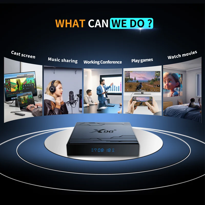 Amlogic S905Y5 TV-Box Quad-Core Digital Signage Player X96 NEX 4K Android 14 TV-Box Hersteller