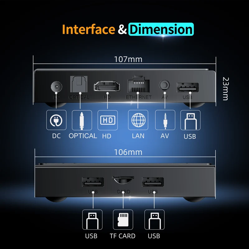 Amlogic S905Y5 TV-Box Quad-Core Digital Signage Player X96 NEX 4K Android 14 TV-Box Hersteller