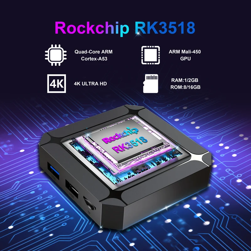 Rockchip RK3518 X96Q ATV Android 14 4K Android TV Box Hersteller