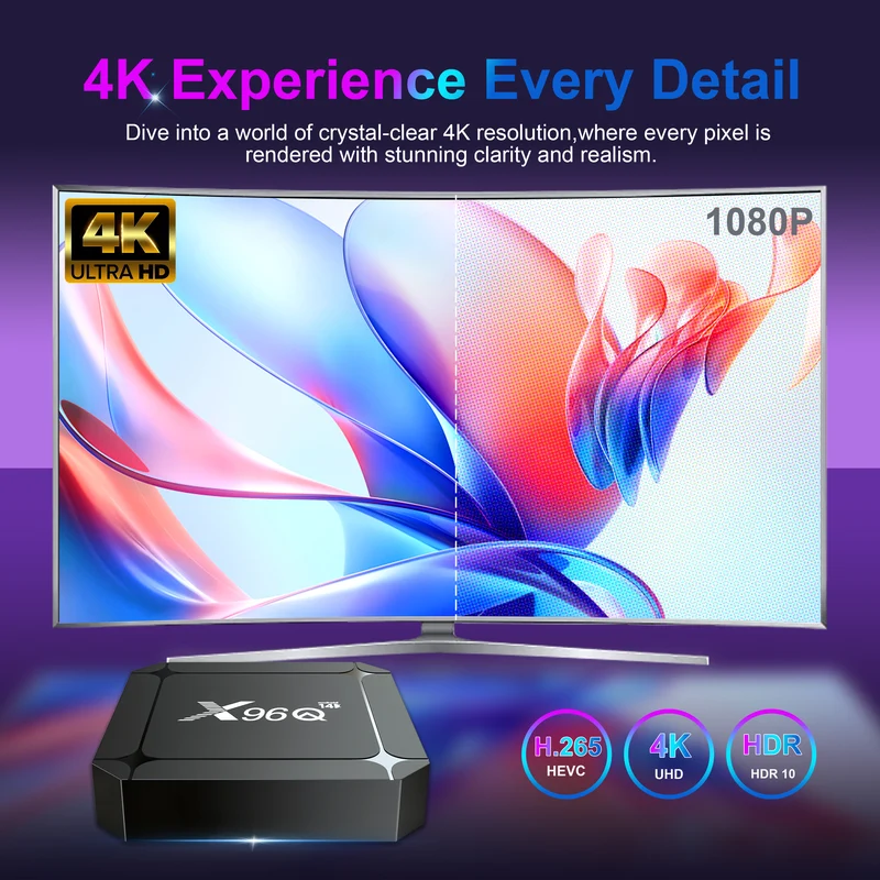 Rockchip RK3518 X96Q ATV Android 14 4K Android TV Box Hersteller