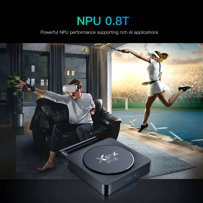 Rockchip RK3566 Quad Core Android TV Box X98K Pro 8K Set-Top-Box Hersteller