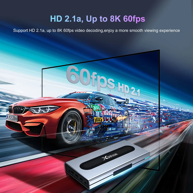 X98HUB Amlogic S928X-J Set-Top-Box X96 8K Android TV Box Hersteller