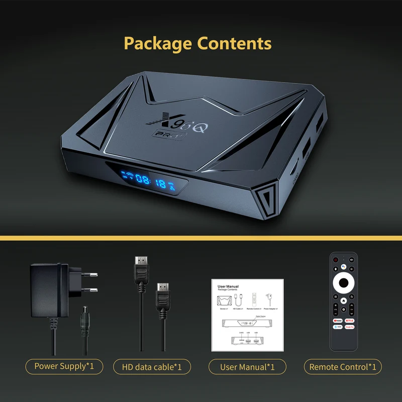 Allwinner H728 Android 14 X96Q pro+ 8K Android Box