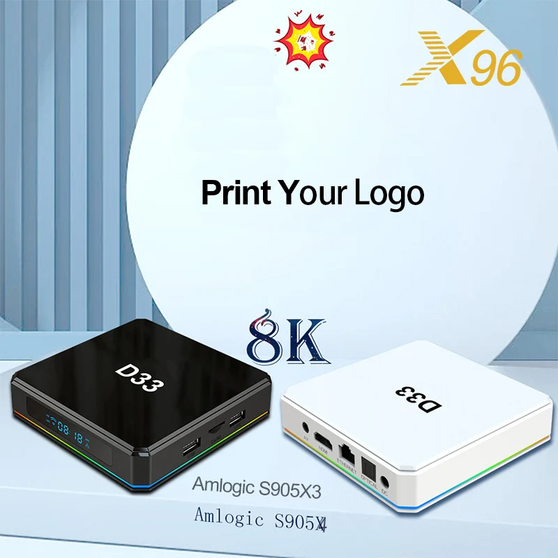 X96 X4 Amlogic S905X4 Quad-Core-TV-Box – Weiß