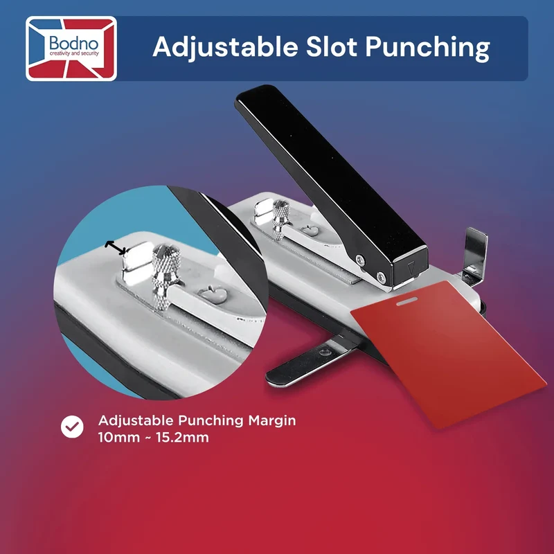 Hand held ID Card Slot Punch (Works with All PVC Cards and ID Card Printers)
