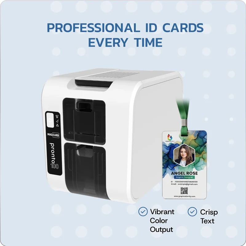 Magicard Pronto100 MD100YMCKO/2 Color Ribbon - YMCKO - 100 Prints