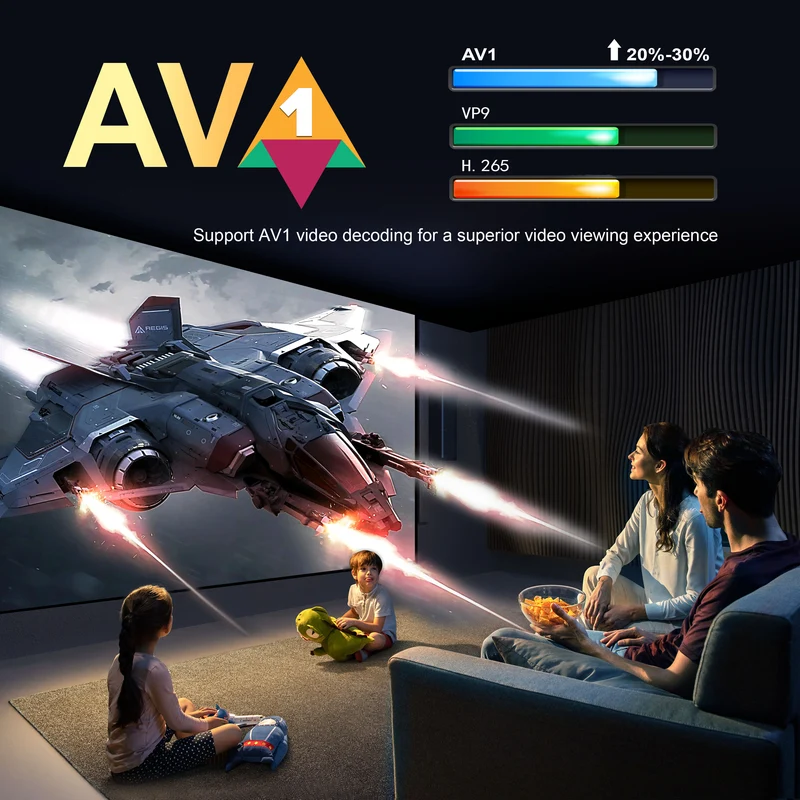 X96 X10 8K Android TV Box Amlogic S928X-J Penta-Core Prozessor Digital Signage Player